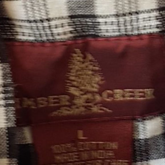Timber Creek Men's Long Sleeve Plaid Shirt size L - Picture 4 of 4